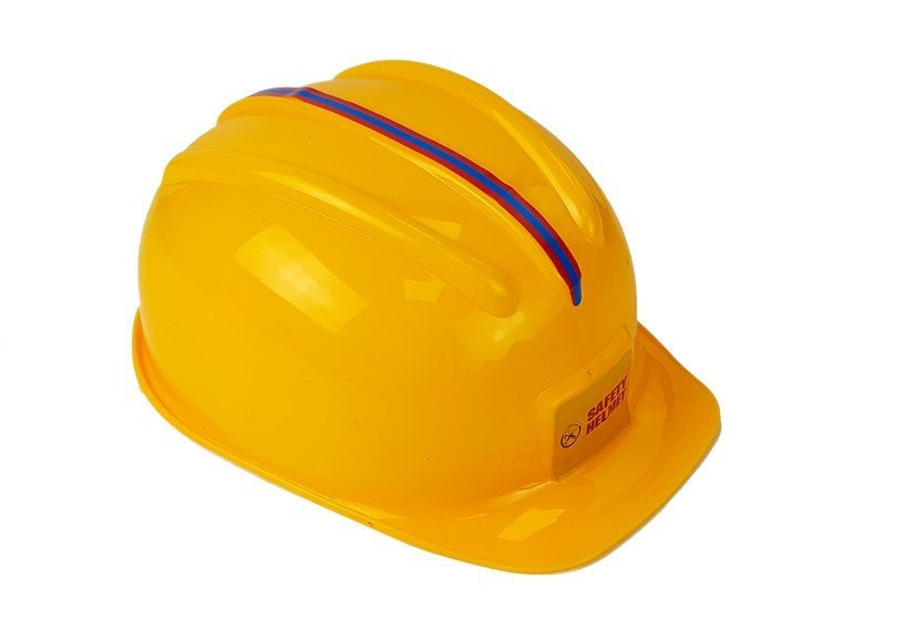 Vaikiškas statybinių įrankių rinkinys su šalmu