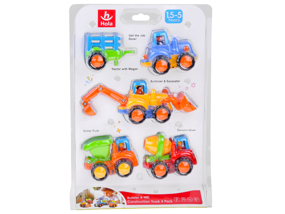 Statybinių transporto priemonių rinkinys vaikams