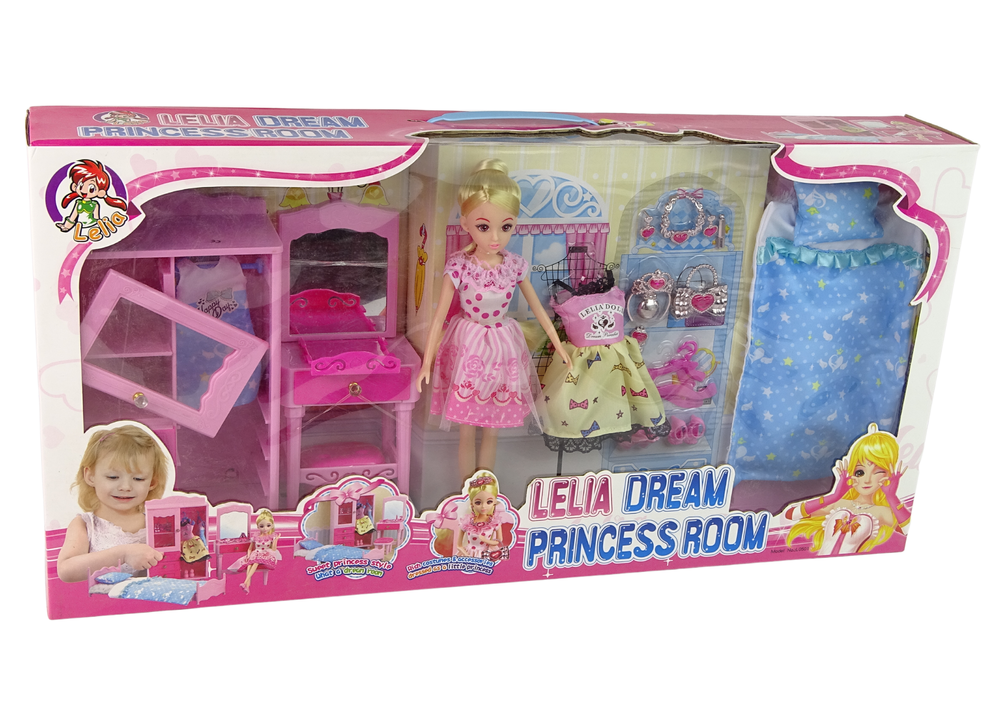 Lėlės ir baldų rinkinys