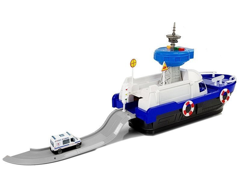 Policijos kateris ir priedai, šviesos ir garso efektai