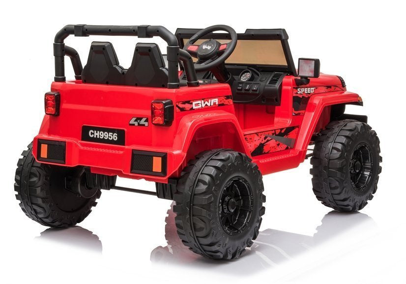 Vienvietis elektromobilis  vaikams  CH9956, raudonas