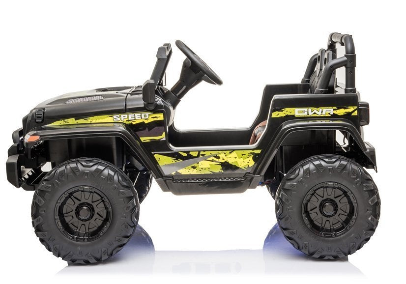 Vienvietis elektromobilis  vaikams  CH9956, juodas