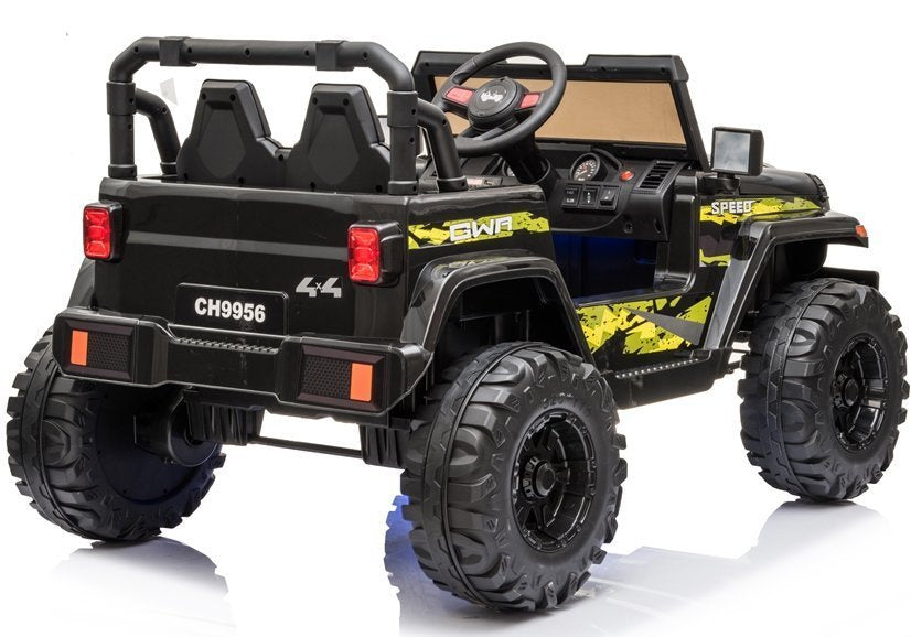 Vienvietis elektromobilis  vaikams  CH9956, juodas