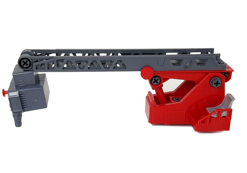 Konstruktorius - gaisrinės pagalbos automobilis su šviesos ir garso efektais + priedai