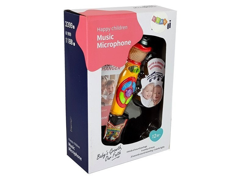 Mikrofonas dainų irašymams su garso atkurimu ir kitais efektais