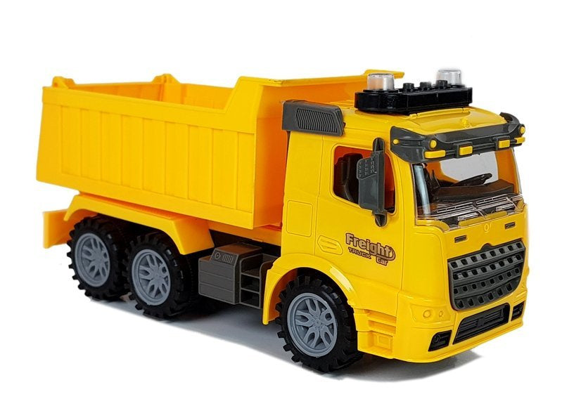 Savivartis sunkvežimis su kelio ženklais bei šviesos ir garso efektais