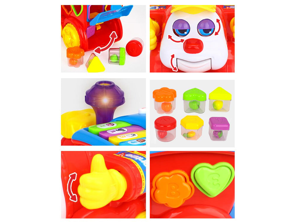 Interaktyvus traukinys su blokeliais, Hola