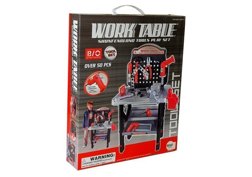 Vaikiškos dirbtuvių ir įrankių rinkinys 75 cm