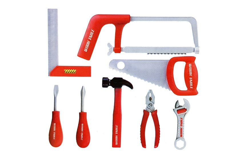 Vaikiškos dirbtuvių ir įrankių rinkinys 75 cm