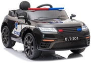 Vienvietis policijos elektromobilis Range Rover BLT-201, juodas