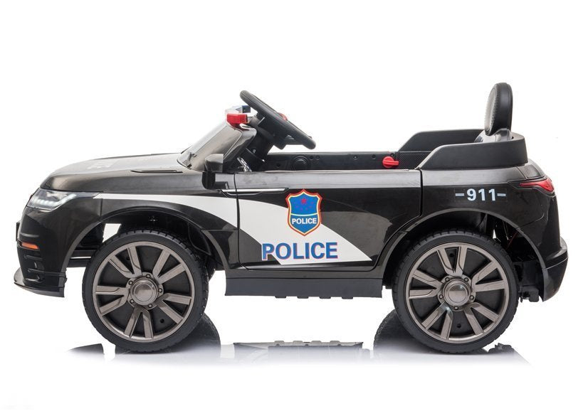 Vienvietis policijos elektromobilis Range Rover BLT-201, juodas