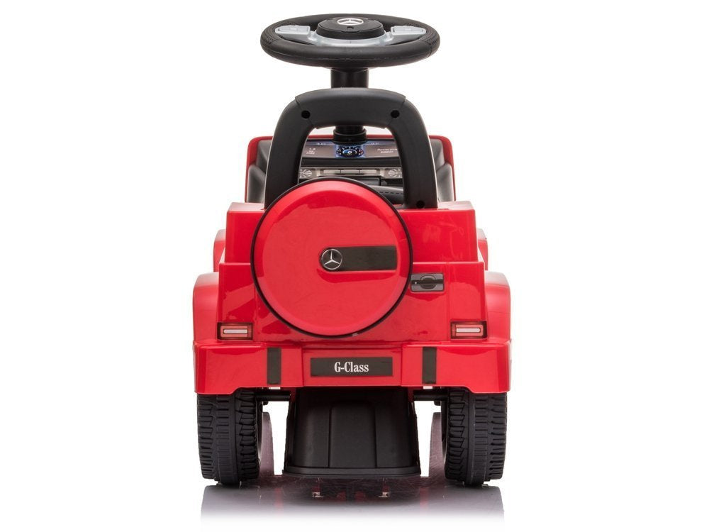 Paspiriamas vaikiškas automobilis Mercedes 652, raudonas