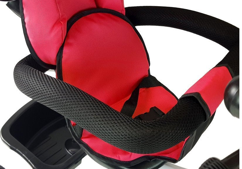 Triratukas su stogeliu PRO300 - Raudonas