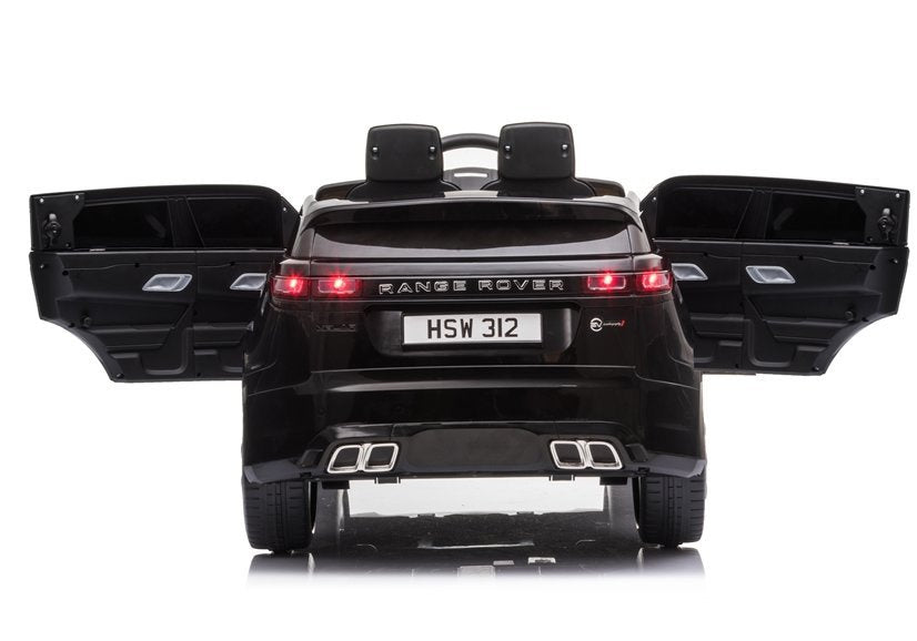 Vienvietis vaikiškas elektromobilis Range Rover juodas lakuotas
