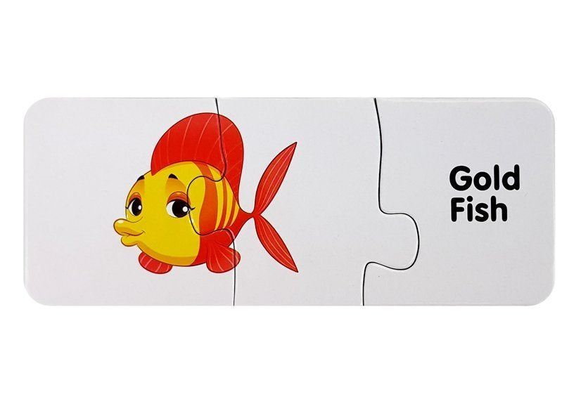 Mokomoji dėlionė - Vandens gyvūnai 10 pav. anglų kalba