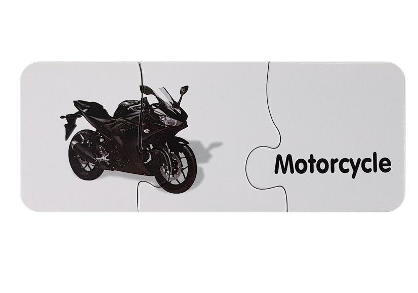 Mokomoji dėlionė - Transporto priemonės 10 pav. anglų kalba