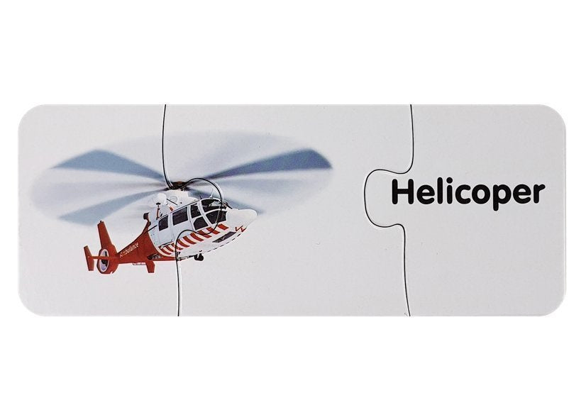 Mokomoji dėlionė - Transporto priemonės 10 pav. anglų kalba