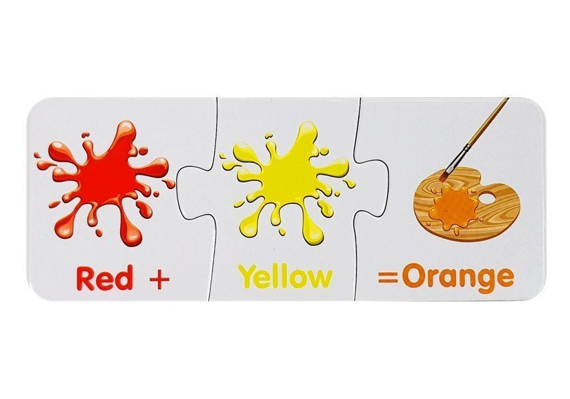Mokomoji dėlionė - Spalvų žaidimas 10 pav. anglų kalba