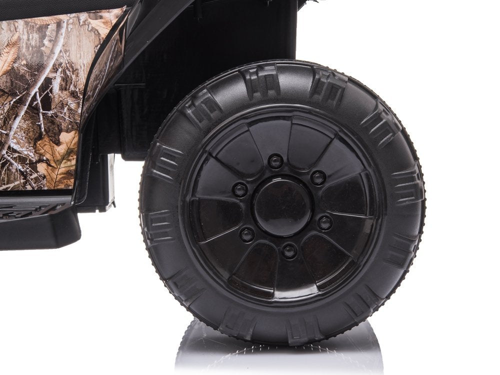 Vienvietis elektinis keturratis vaikams JS320, juodas