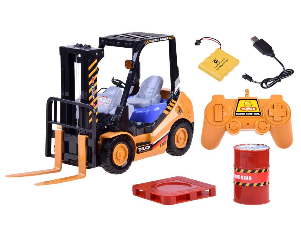 Nuotoliniu būdu valdomas šakinis krautuvas