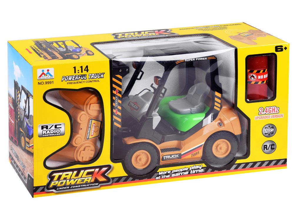 Nuotoliniu būdu valdomas šakinis krautuvas