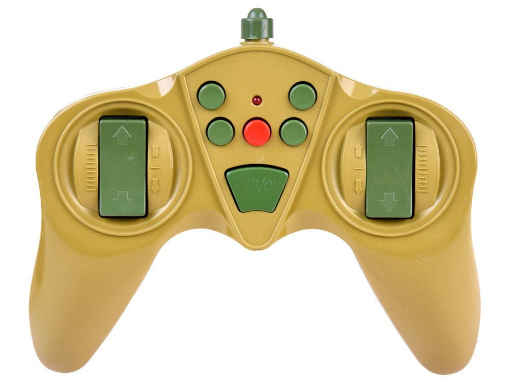 Nuotolinio būdu valdymas kovinis tankas, rudas