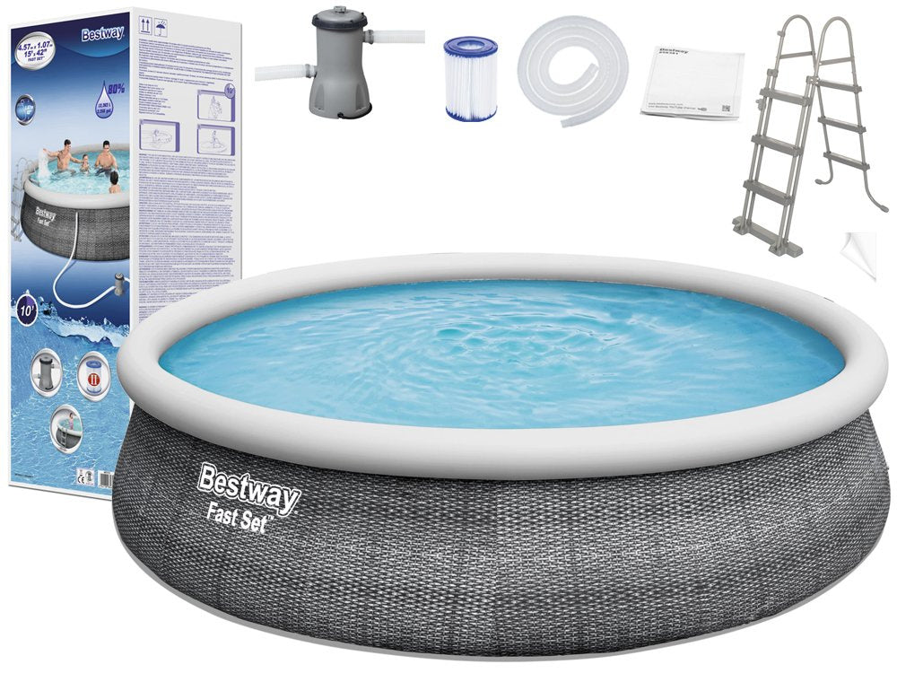 Pripučiamas lauko baseinas 457x107 cm, Bestway
