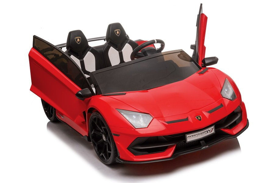 Dvivietis elektromobilis vaikams Lamborghini Aventador SX2028, raudonas