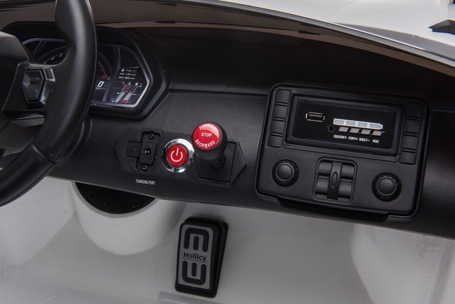 Dvivietis elektromobilis vaikams Lamborghini Aventador SX2028, raudonas