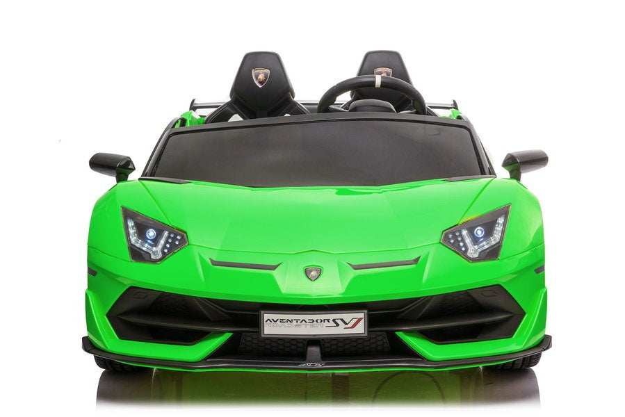 Dvivietis elektromobilis vaikams Lamborghini Aventador SX2028, žalias