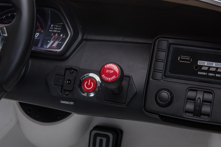 Dvivietis elektromobilis vaikams Lamborghini Aventador SX2028, žalias