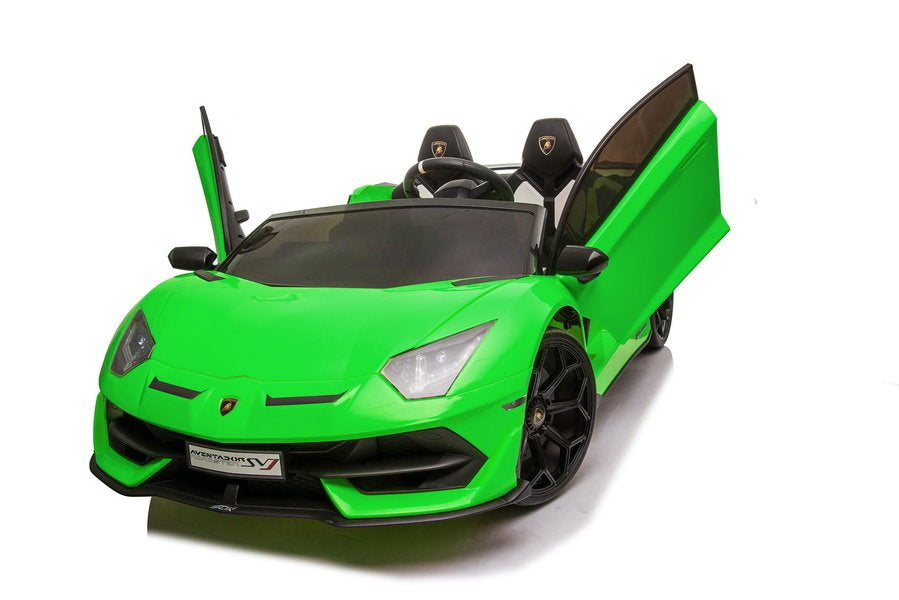 Dvivietis elektromobilis vaikams Lamborghini Aventador SX2028, žalias