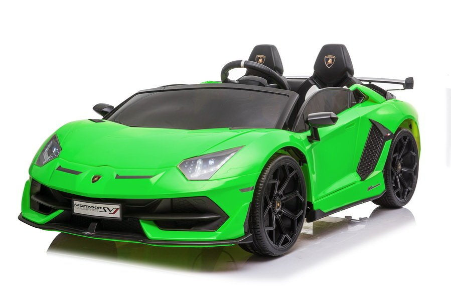 Dvivietis elektromobilis vaikams Lamborghini Aventador SX2028, žalias