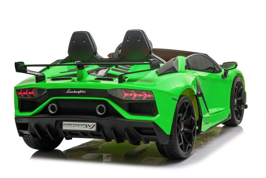 Dvivietis elektromobilis vaikams Lamborghini Aventador SX2028, žalias