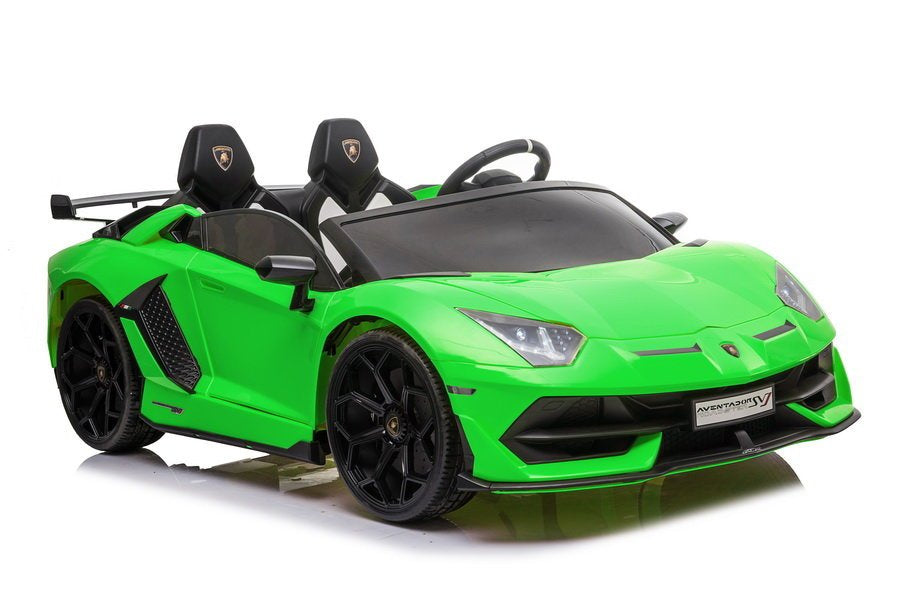 Dvivietis elektromobilis vaikams Lamborghini Aventador SX2028, žalias