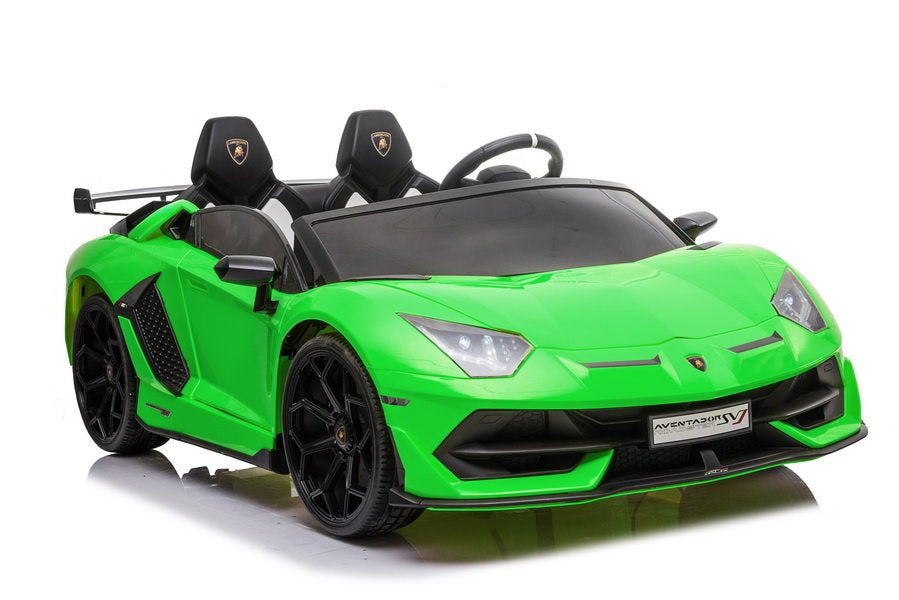 Dvivietis elektromobilis vaikams Lamborghini Aventador SX2028, žalias