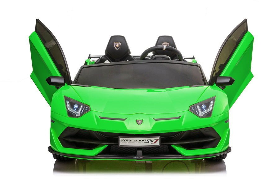 Dvivietis elektromobilis vaikams Lamborghini Aventador SX2028, žalias
