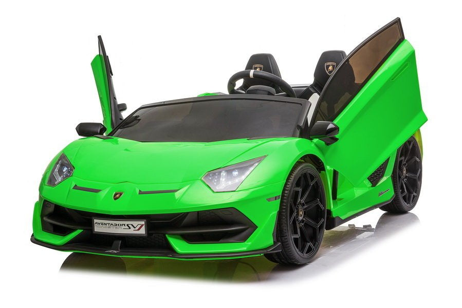 Dvivietis elektromobilis vaikams Lamborghini Aventador SX2028, žalias