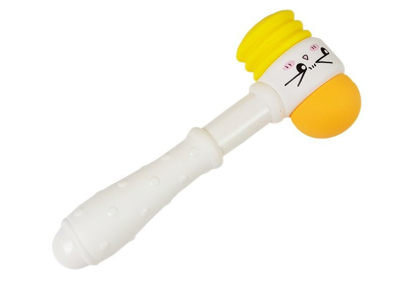 Interaktyvus žaidimų kubas su plaktuku, šviesos ir garso efektais