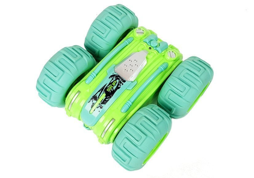 Nuotoliniu būdu valdomas automobilis - amfibija, žalias