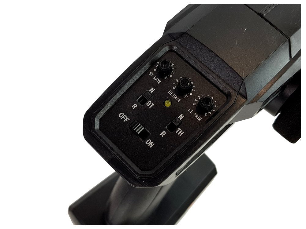 Itin greitas iki 45km/h nuotoliniu būdu valdomas visureigis Off-Road ENOZE 9303E, geltonas