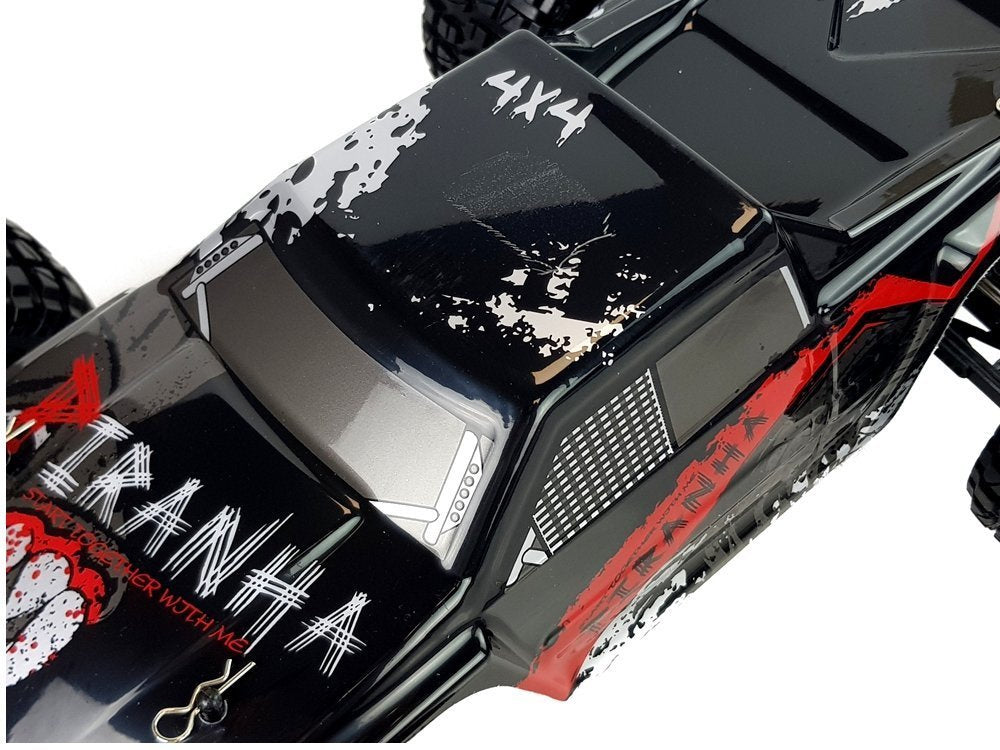 Itin greitas iki 40km/h nuotoliniu būdu valdomas visureigis Off-Road ENOZE 9200E, raudonas