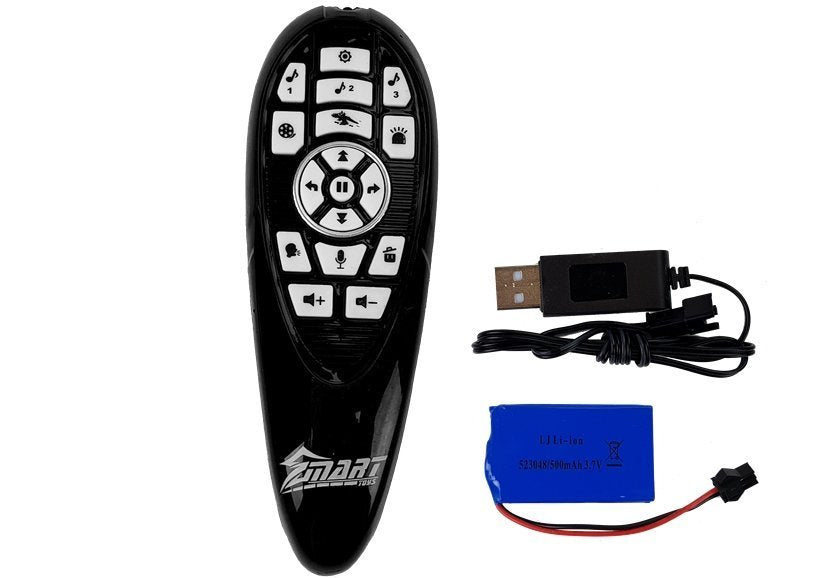 Nuotoliniu būdu valdomas dinozauras ,,K18“, baltas