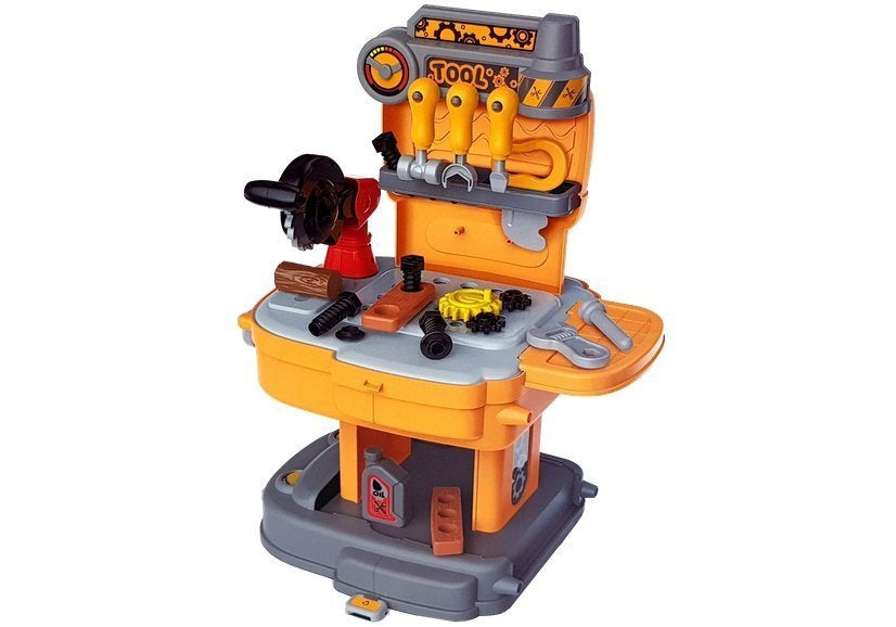 Vaikiškos dirbtuvės - kuprinė su įrankiais