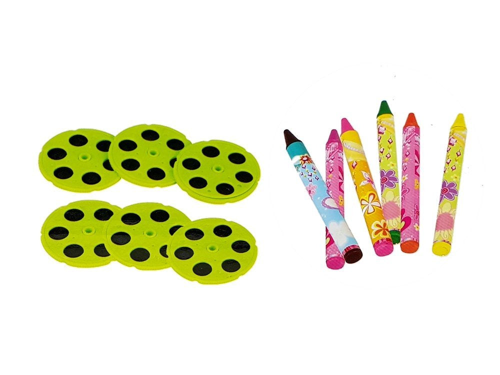 Mokomasis stalas su projektoriumi 36 paveikslėliai ir priedai, mėlyna/raudona spalva