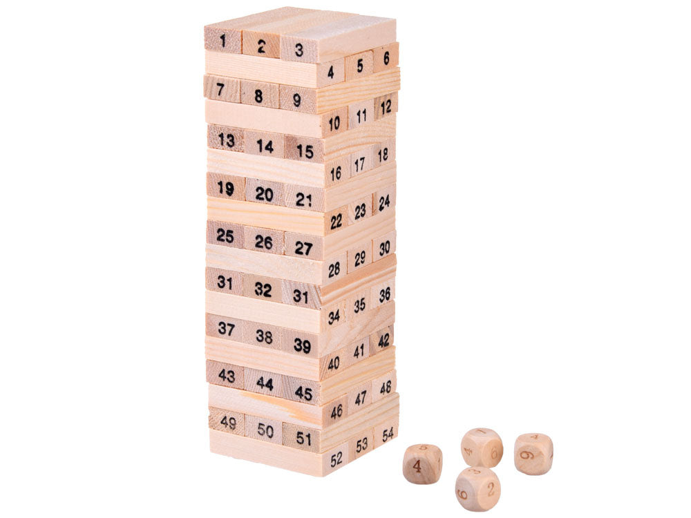 Arkadinis medinis Jenga žaidimas
