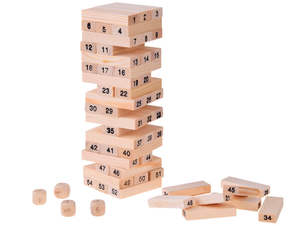 Arkadinis medinis Jenga žaidimas