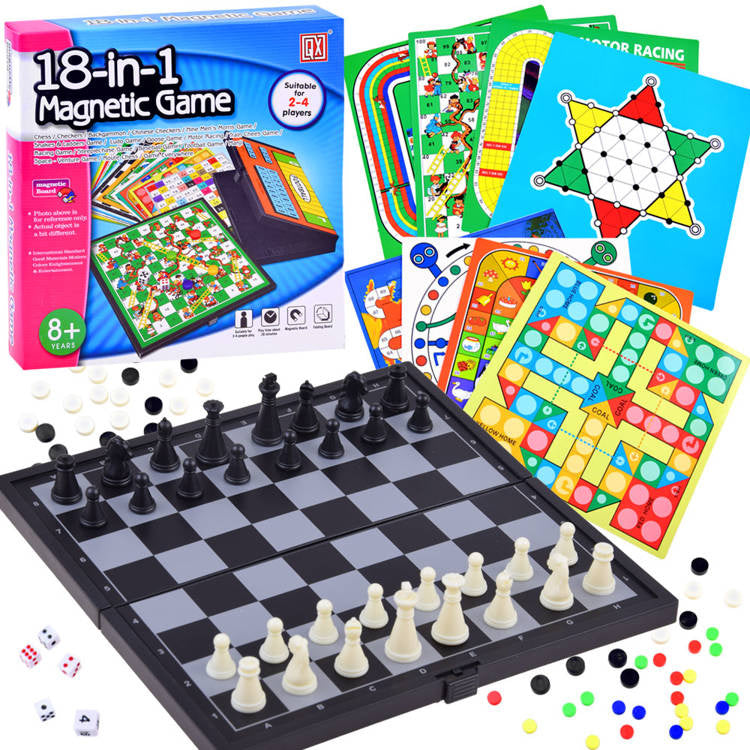 18 stalo ŽAIDIMŲ RINKINYS viename