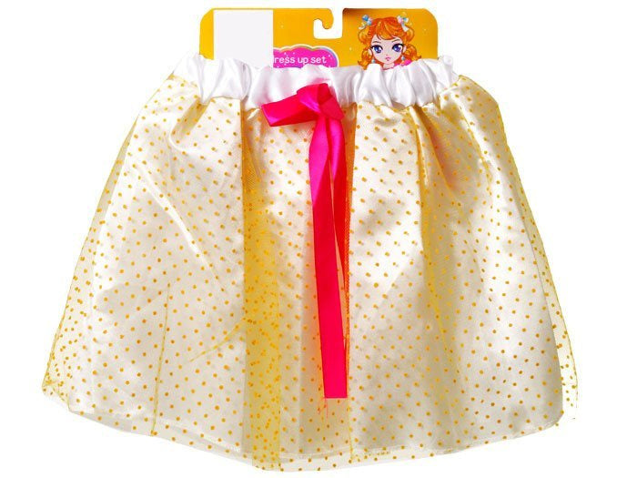 Spalvingas tiulio sijonas