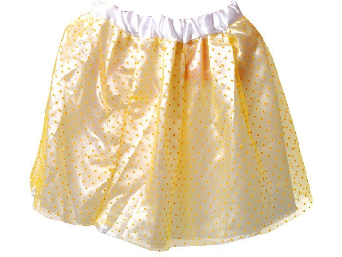 Spalvingas tiulio sijonas